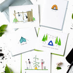 "GREEN TENT" THANK YOU CARD