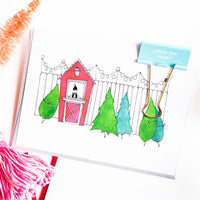 "TREE FARM" HOLIDAY CARD