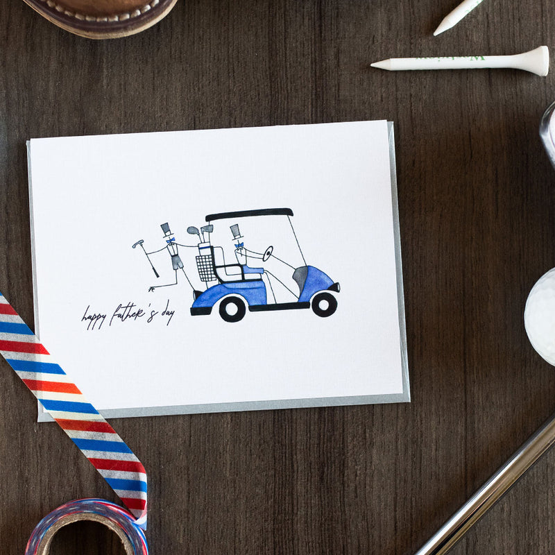 "DAD'S GOLF CART" FATHER'S DAY CARD