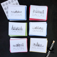 "DENVER SKYLINE" BLANK CARD