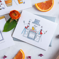 "THE CHEFS" BLANK CARD