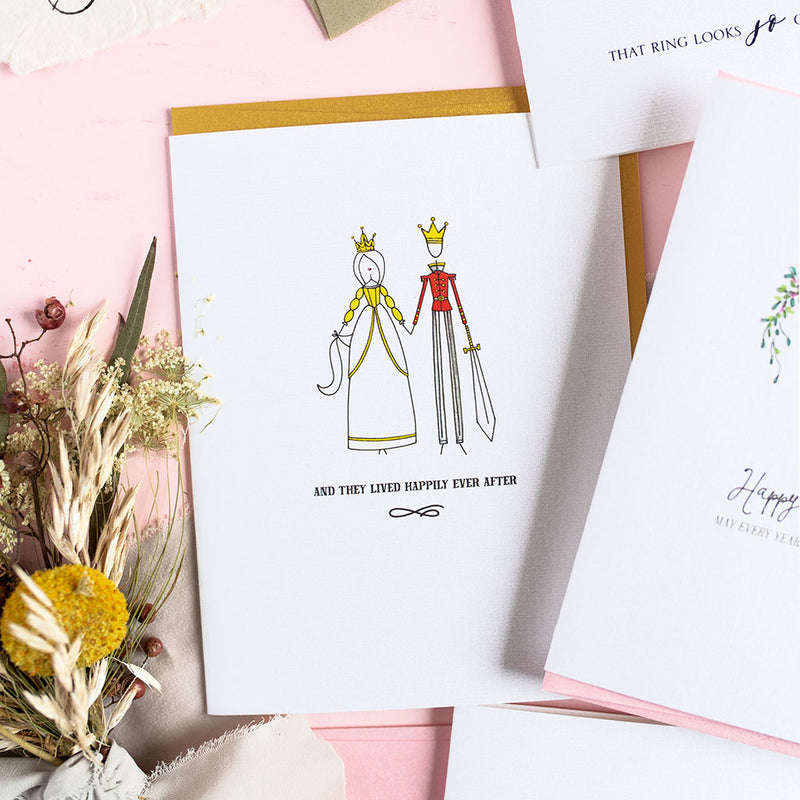 "HAPPILY EVER AFTER" COUPLES' CARD