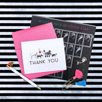 "DOG WALKER" THANK YOU CARD