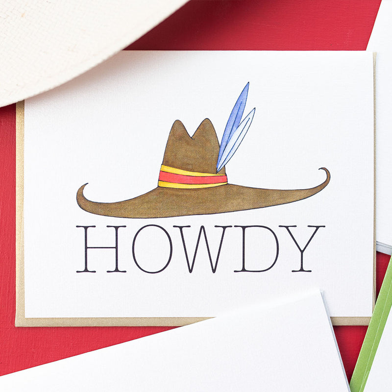 "HOWDY" ANYTIME CARD