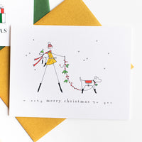 "THE CHRISTMAS WALK" HOLIDAY CARD