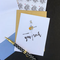 "YOU ROCK" ENCOURAGEMENT CARD