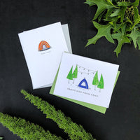 "HAPPY CAMPER" CARD
