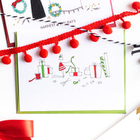"WRAPPING" HOLIDAY CARD