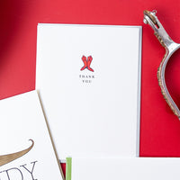 "RED BOOTS" THANK YOU CARD