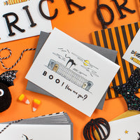"BOO" HALLOWEEN CARD