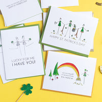 "RAINBOW" GOOD LUCK CARD
