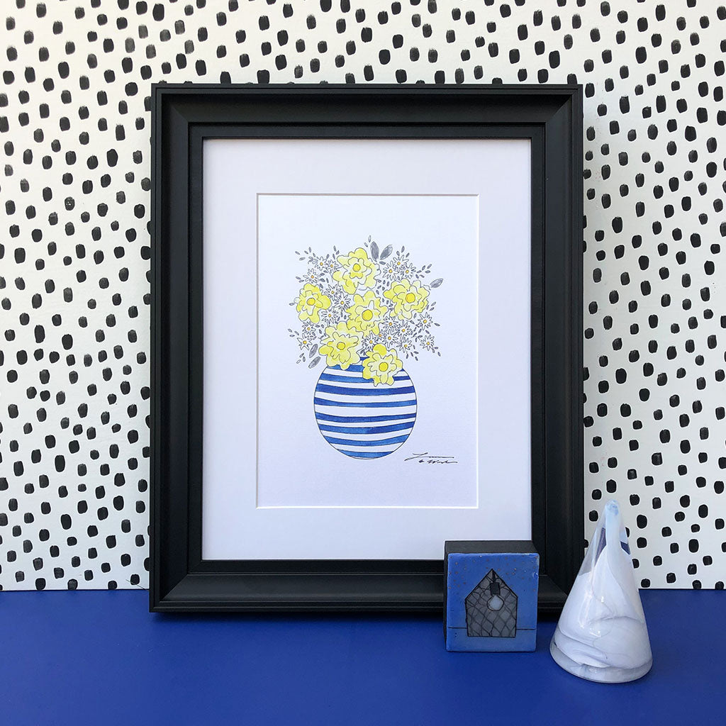 "FABULOUS FLORAL: 4" ART PRINT