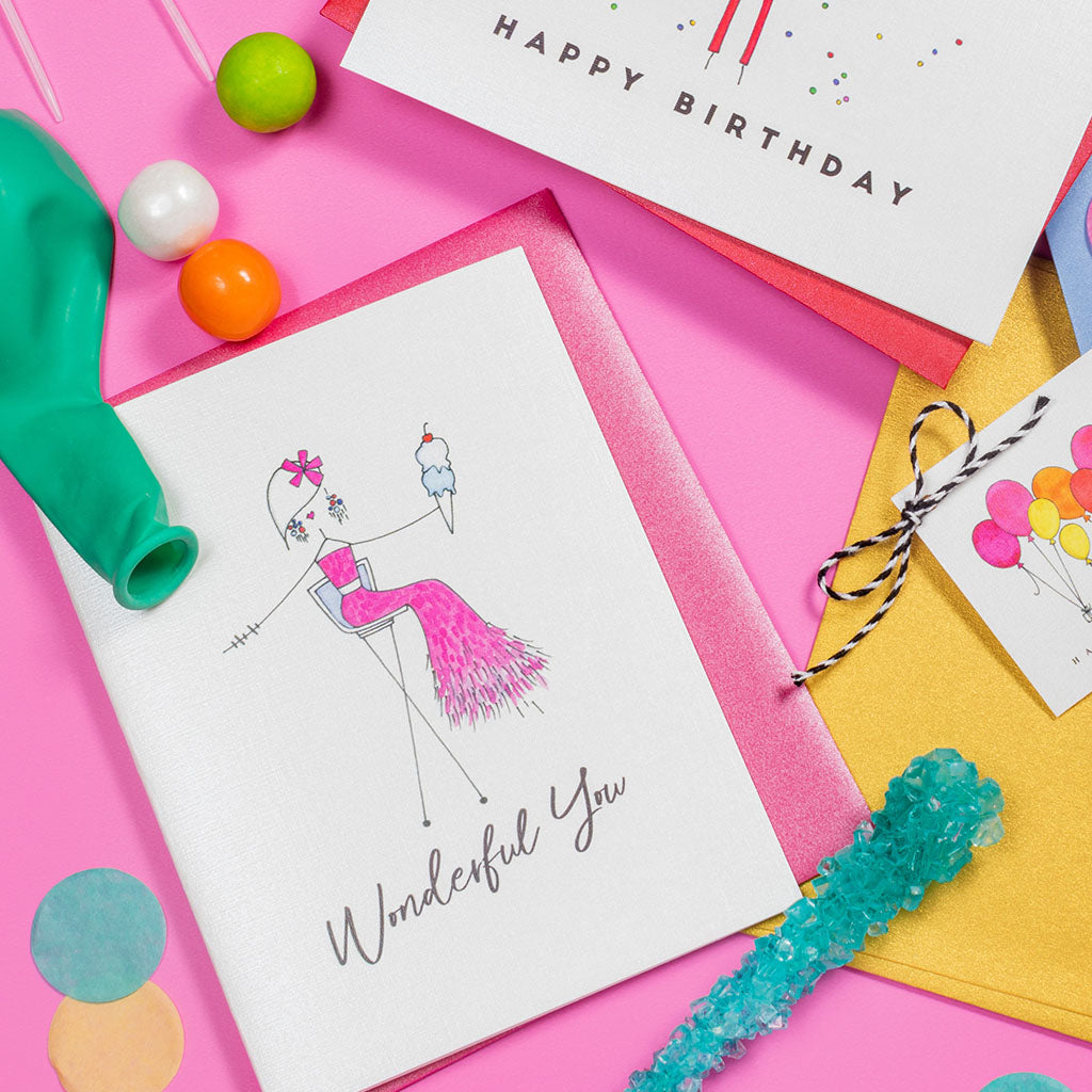 "WONDERFUL YOU" BIRTHDAY CARD