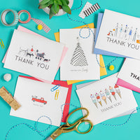 "WAFFLE CONES" THANK YOU CARD