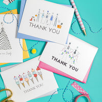 "WAFFLE CONES" THANK YOU CARD