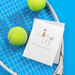 "TENNIS BALLS" BIRTHDAY CARD