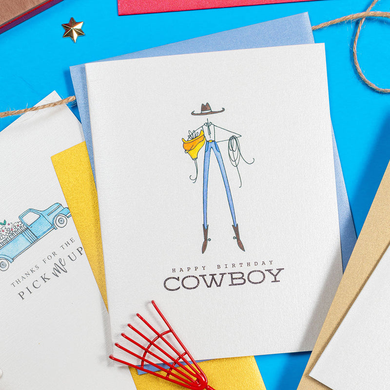 "COWBOY" BIRTHDAY CARD