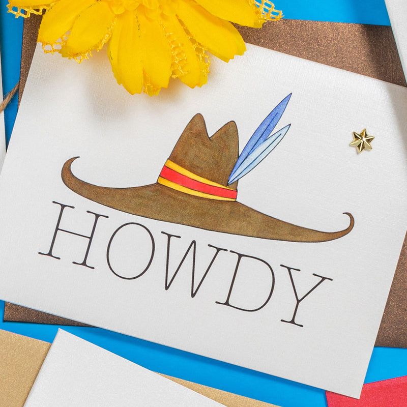 "HOWDY" ANYTIME CARD