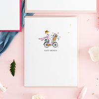 "BICYCLE" BIRTHDAY CARD
