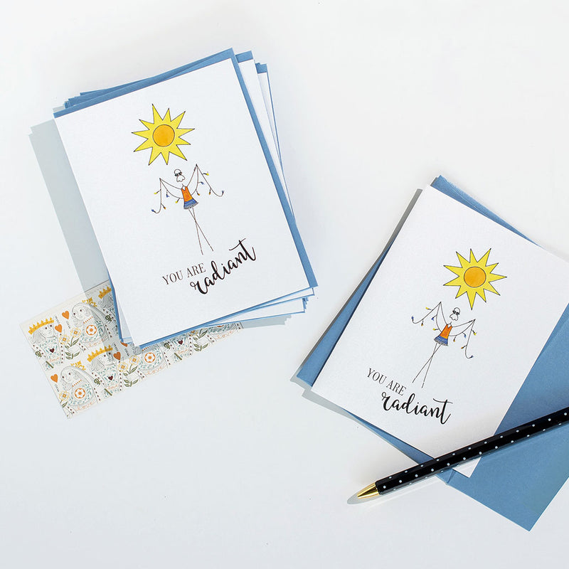 "RADIANT" FRIENDSHIP CARD