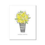 "BOUQUET" SYMPATHY CARD