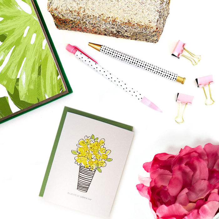 "BOUQUET" SYMPATHY CARD