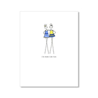 "HERE FOR YOU" CARE CARD