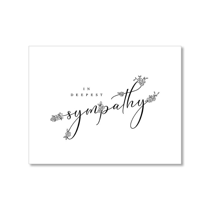 "POSIES" SYMPATHY CARD