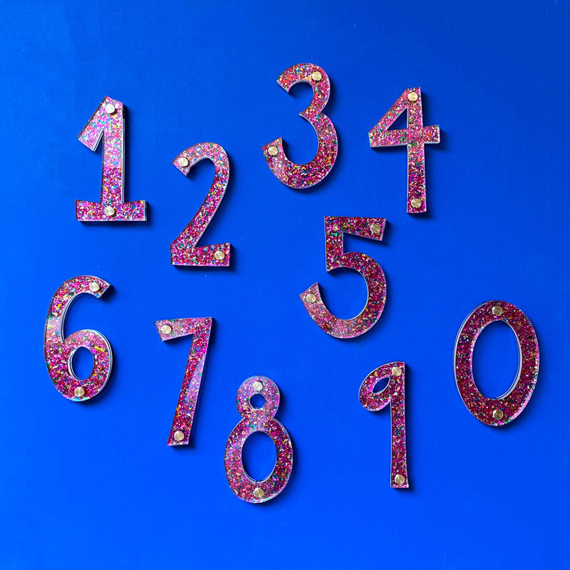 GOT YOUR NUMBER Acrylic Numbers