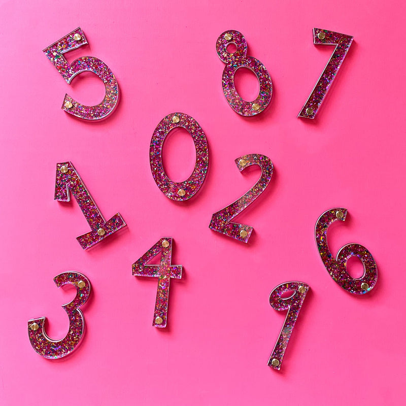 GOT YOUR NUMBER Acrylic Numbers