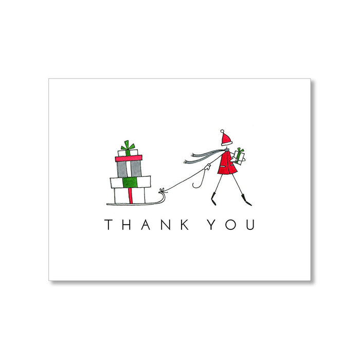 "SLED" THANK YOU CARD