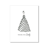 LO in LONDON STYLE THANK YOU CARDS