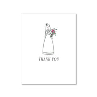 "THE BRIDE" THANK YOU CARD