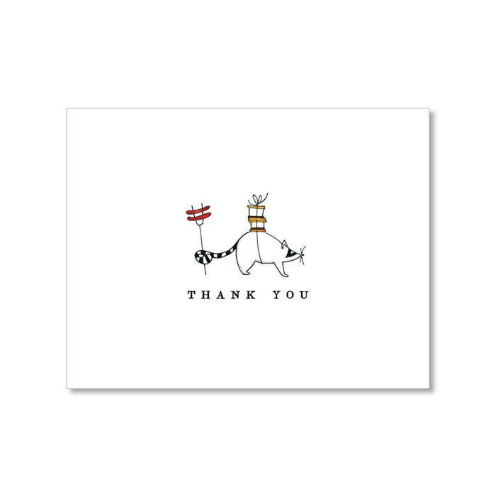 "SNACK THIEF" THANK YOU CARD