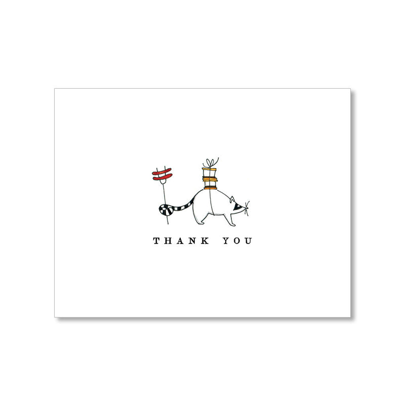 "SNACK THIEF" THANK YOU CARD