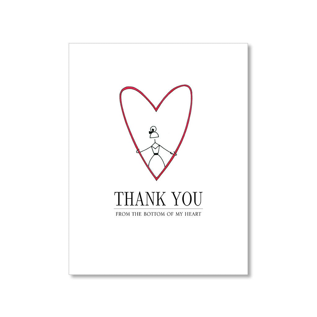 "MY HEART" THANK YOU CARD