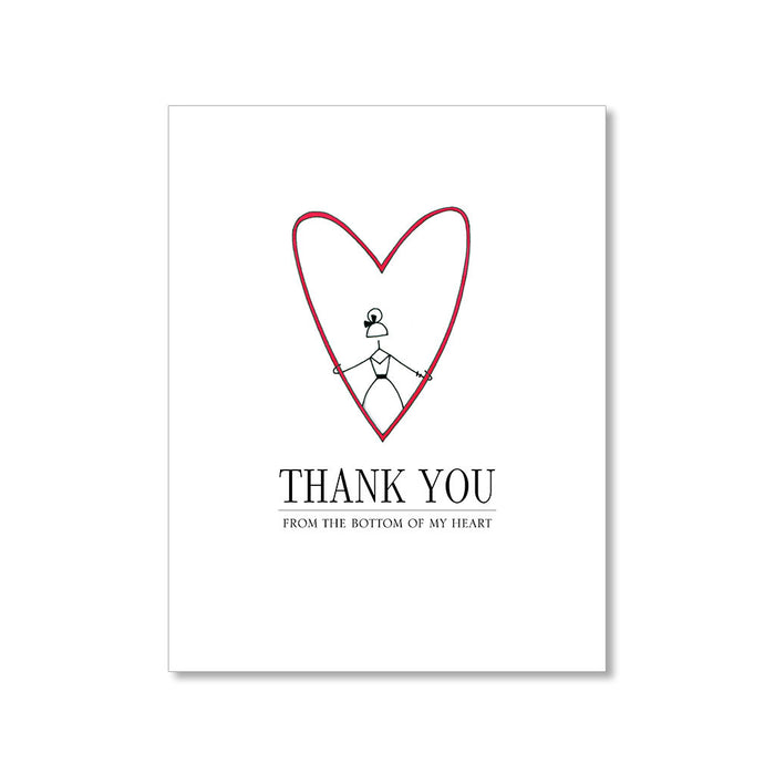 "MY HEART" THANK YOU CARD