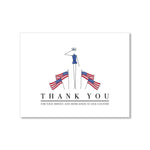 "SALUTE" THANK YOU CARD