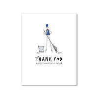 "MY MESS" THANK YOU CARD