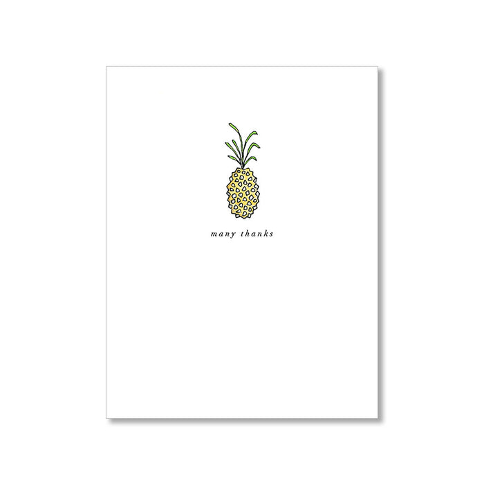 "PINEAPPLE" THANK YOU CARD