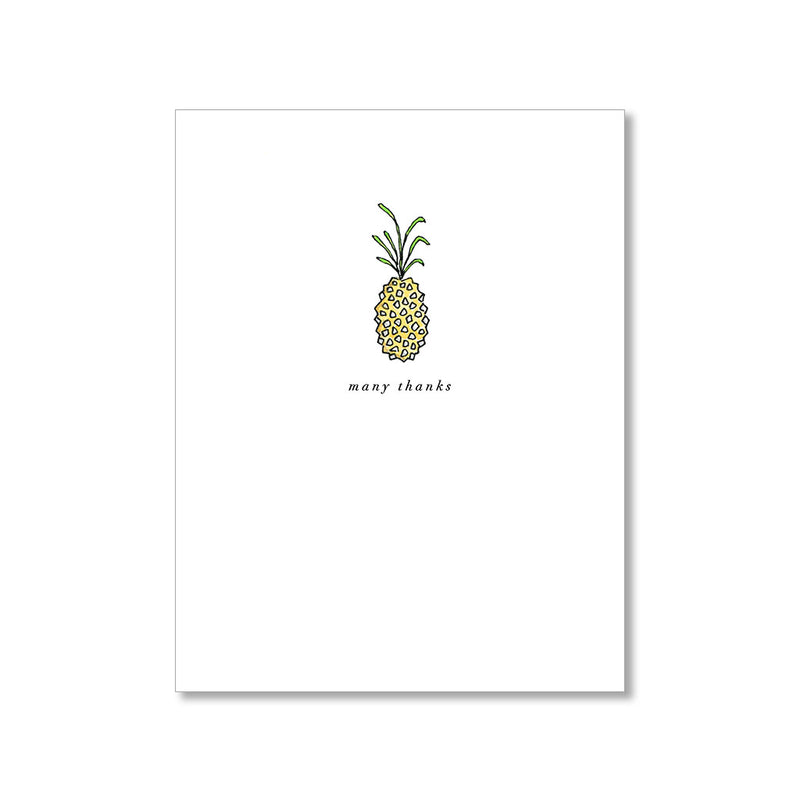 "PINEAPPLE" THANK YOU CARD