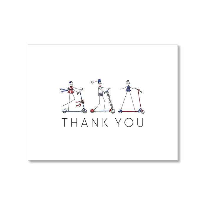 "SCOOTERS" THANK YOU CARD