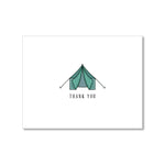 "GREEN TENT" THANK YOU CARD