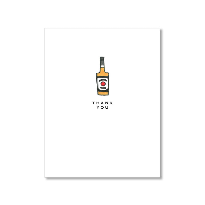 "BOURBON" THANK YOU CARD