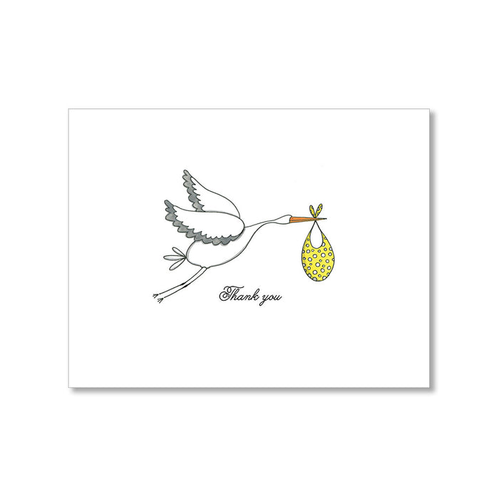 "STORK" THANK YOU CARD