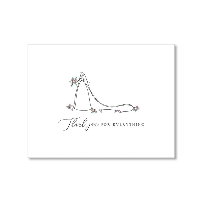 "THE LONG TRAIN" THANK YOU CARD