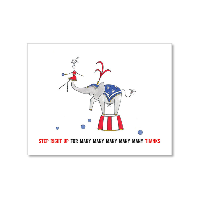 "MANY MANY MANY" THANK YOU CARD