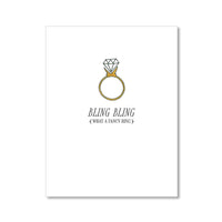 "BLING BLING" CONGRATULATIONS CARD