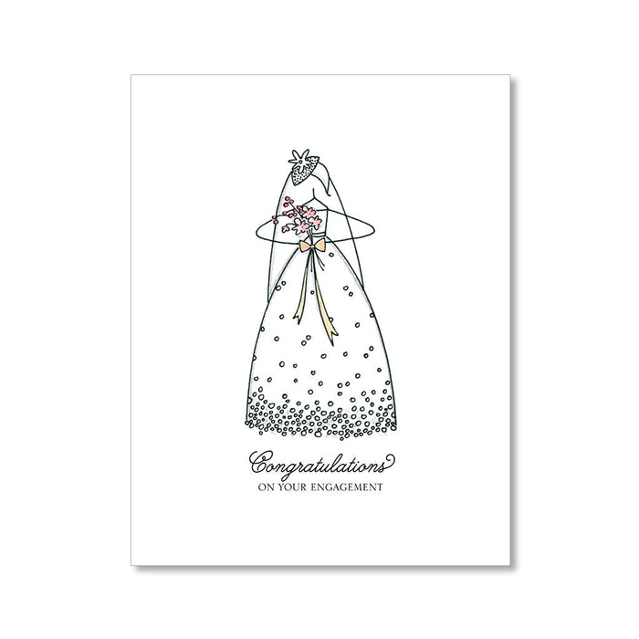 "BRIDE TO BE" CONGRATULATIONS CARD