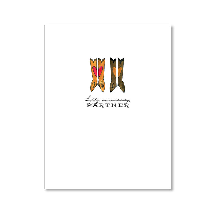 "PARTNER" ANNIVERSARY CARD